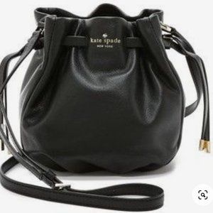 Kate Spade - Kacey Lane Small Poppy Bucket Bag - Black